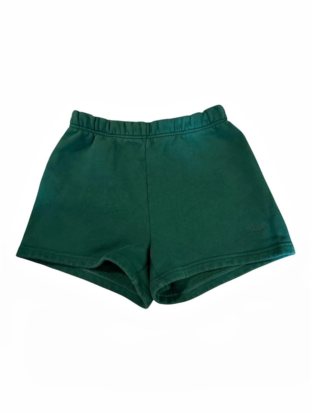 TNA Cozy Fleece Perfect Fit Shorts Green Shorts Size XS Like New